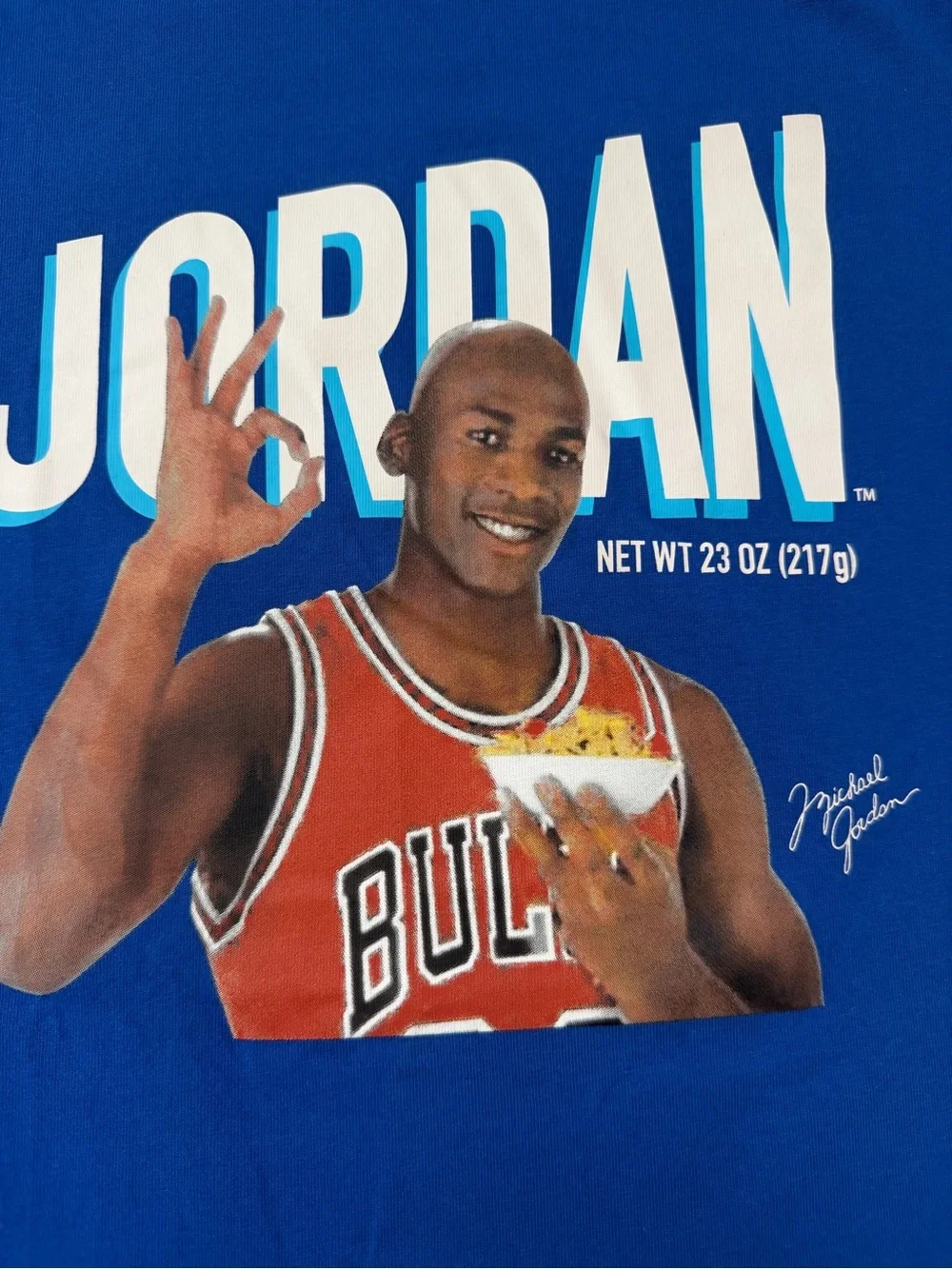 Jordan Royal Blue Short Sleeve Tee with Graphic